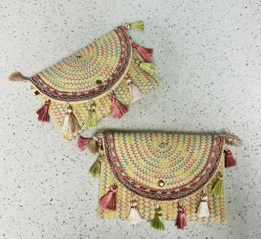 Colorful Rope Purse with Tassels