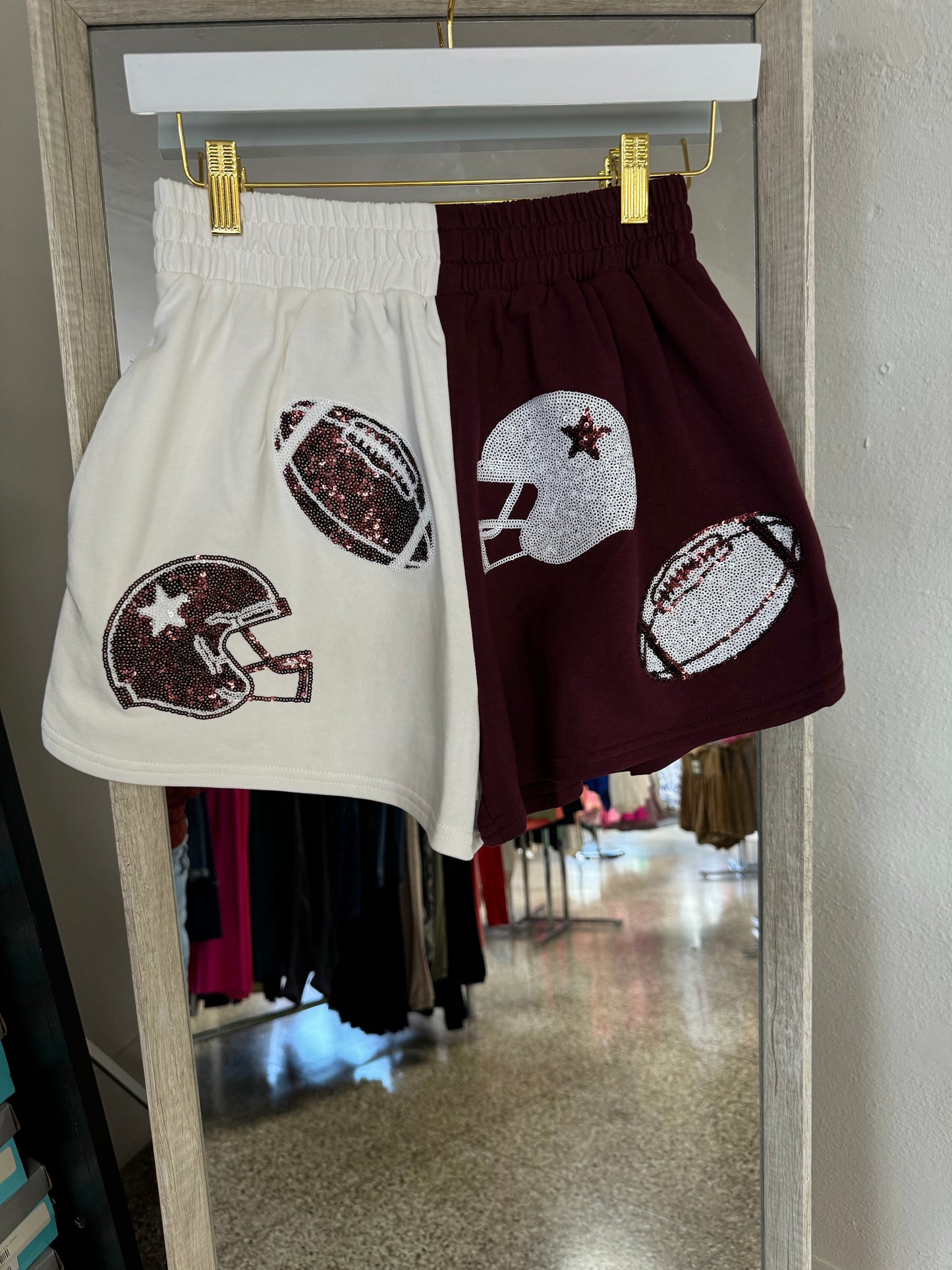 Color Block Gameday Shorts
