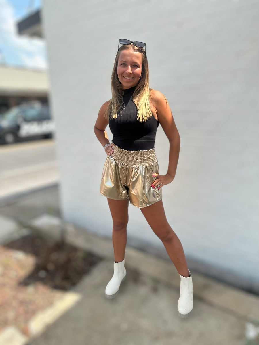 Metallic GameDay Shorts 8555