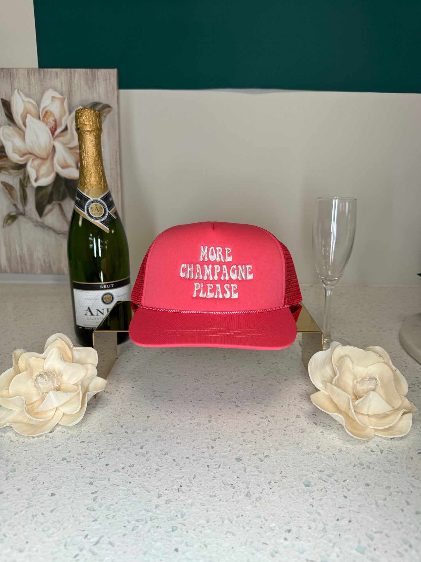 More Champagne Please Trucker Hat
