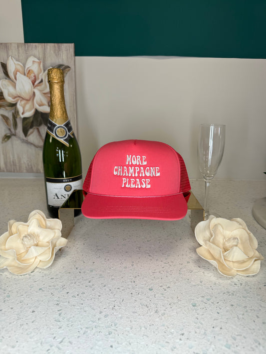 More Champagne Please Trucker Hat