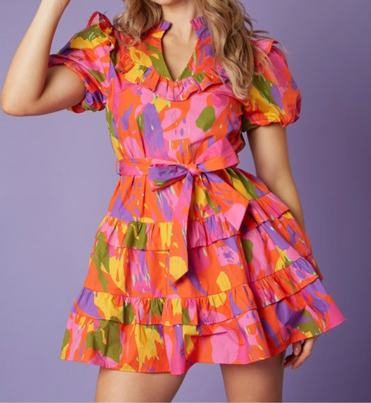 Tropical Vibes Dress 4656