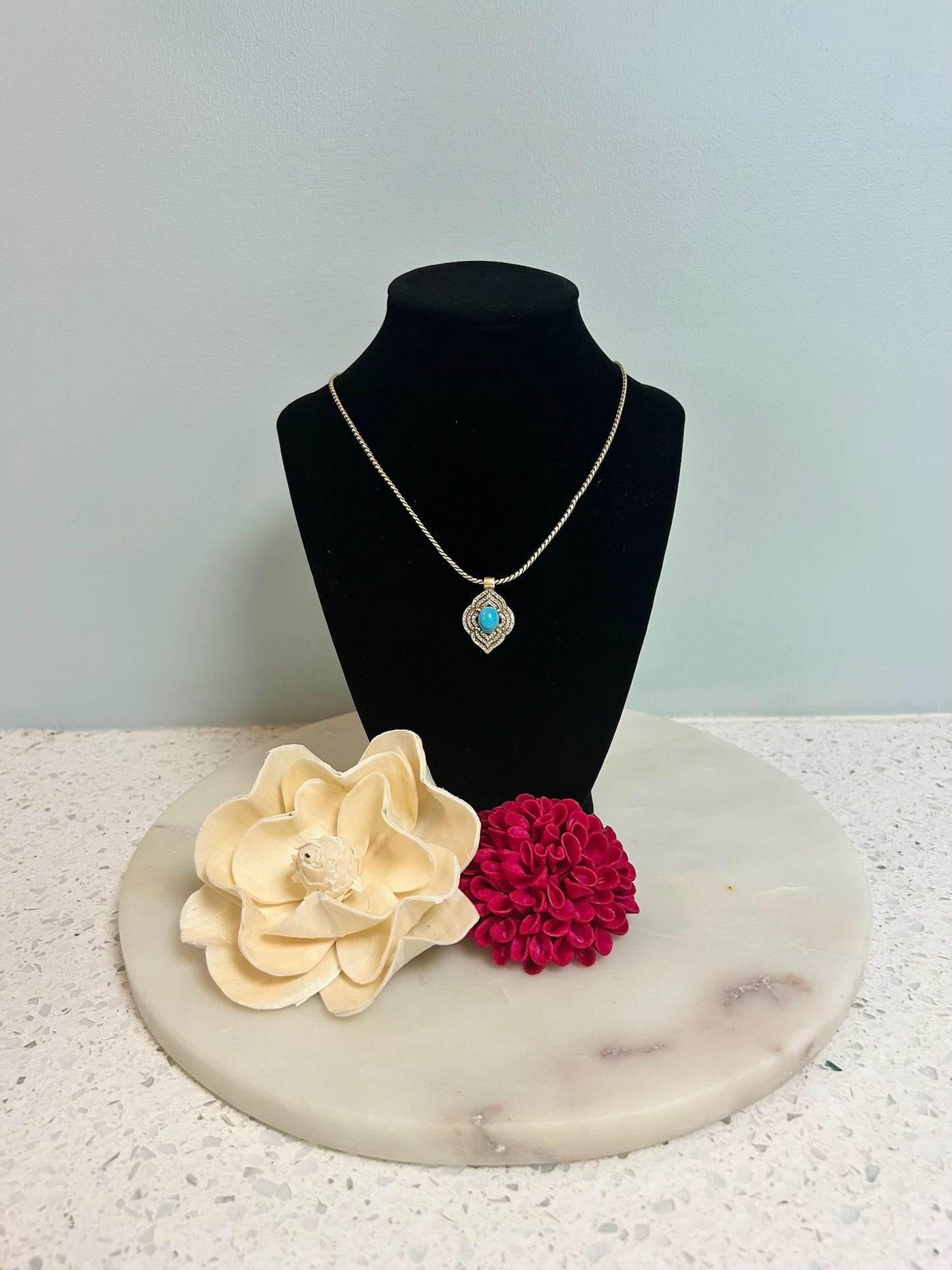 Turquoise Pendant Necklace