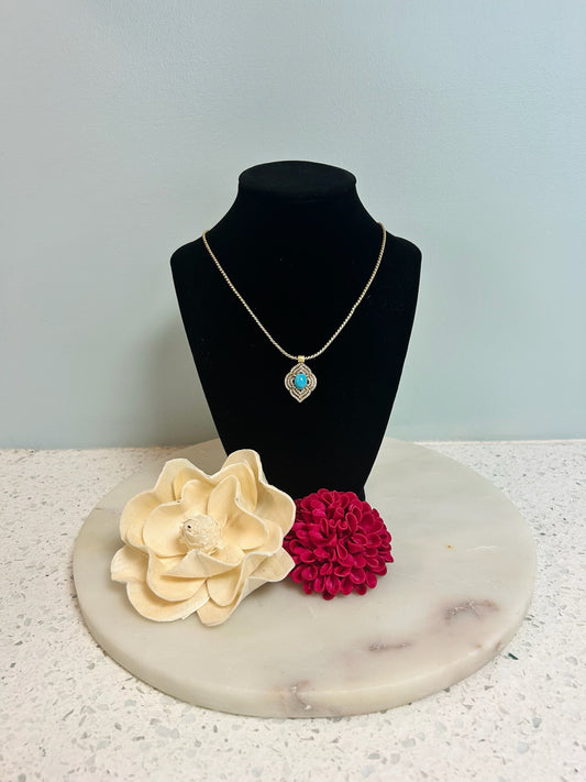 Turquoise Pendant Necklace