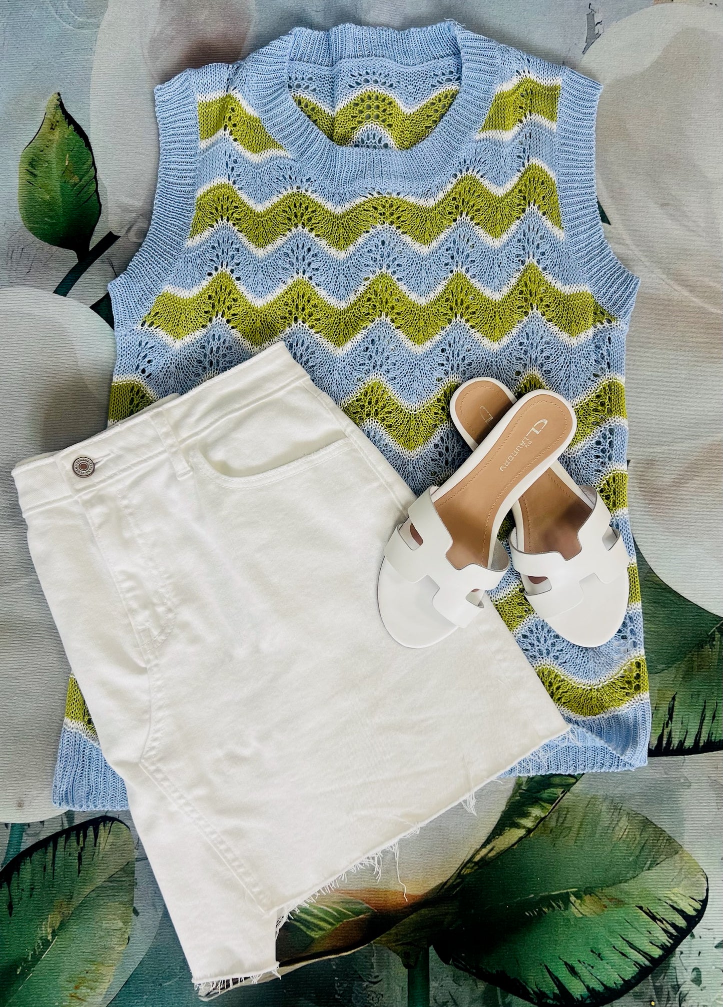 Lightweight Summer Color Blend Sleeveless Shirt