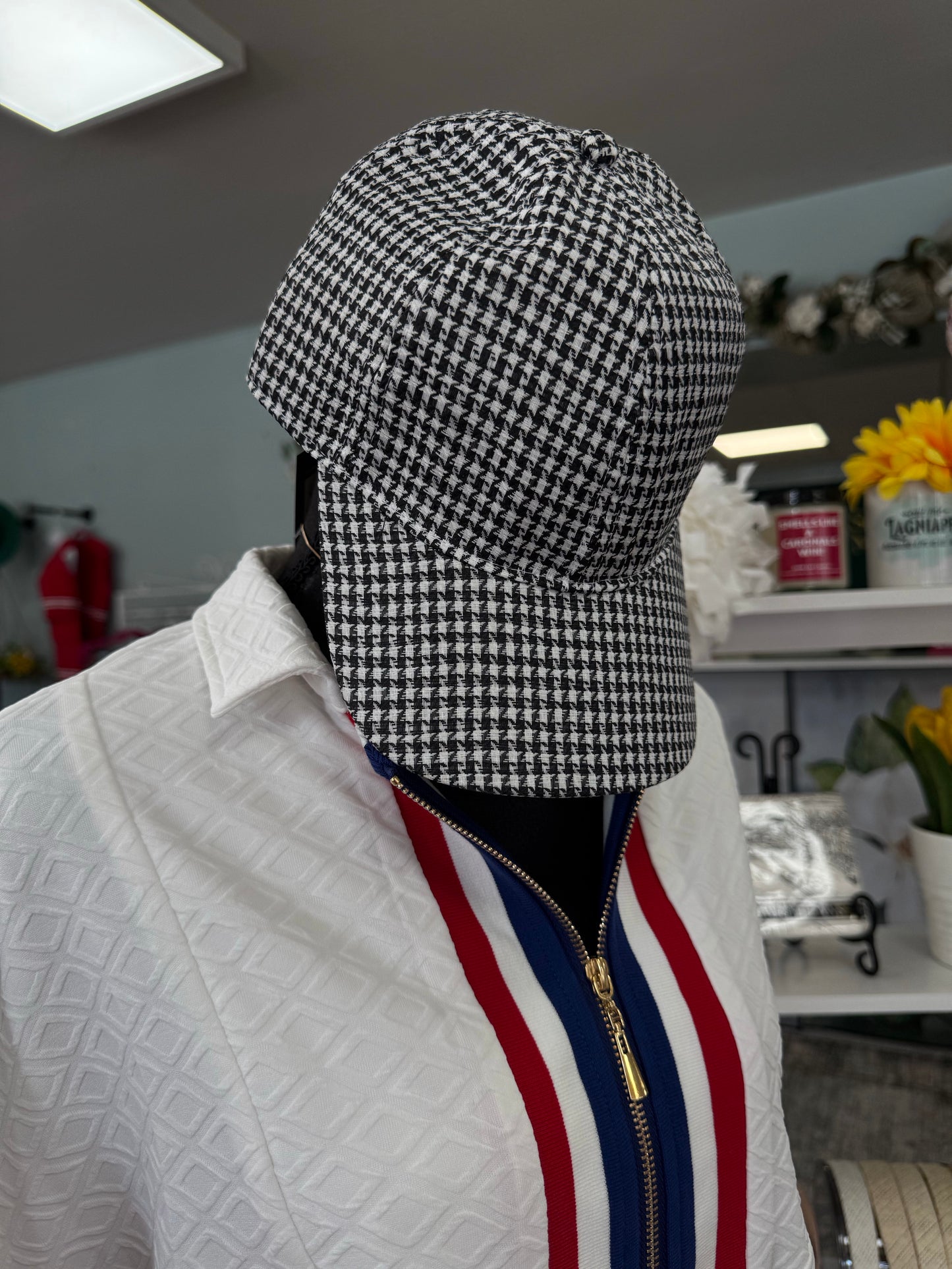 The Houndstooth Cap