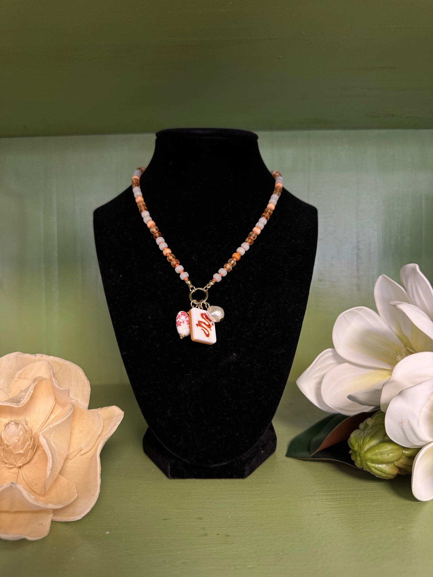 Mahjong Charm Necklace