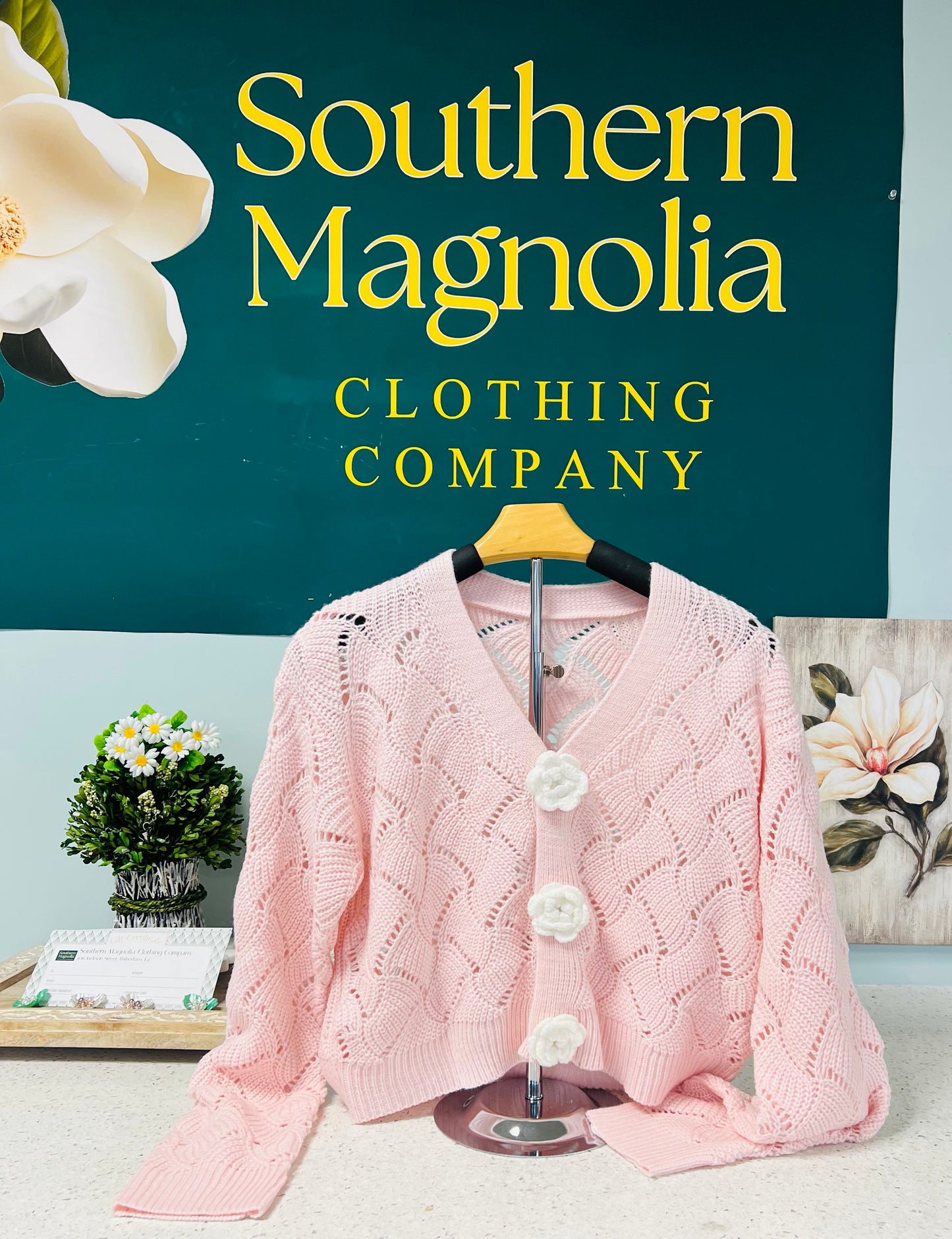 Blush Bloom Sweater
