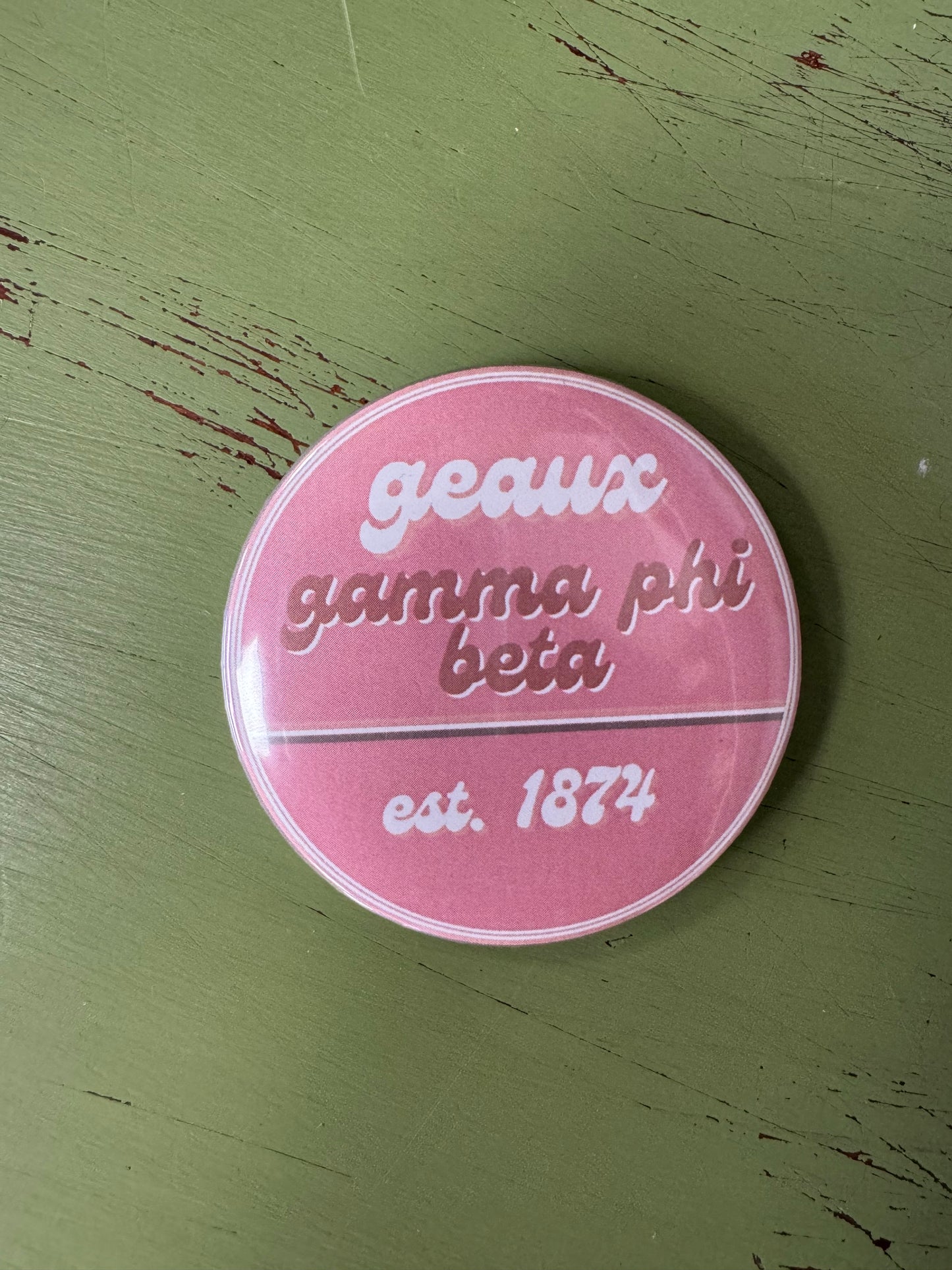 Geaux Greek Pin