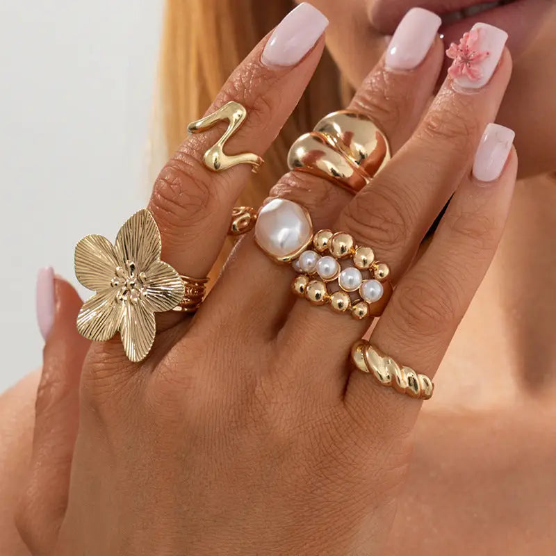 Gold Statement Rings