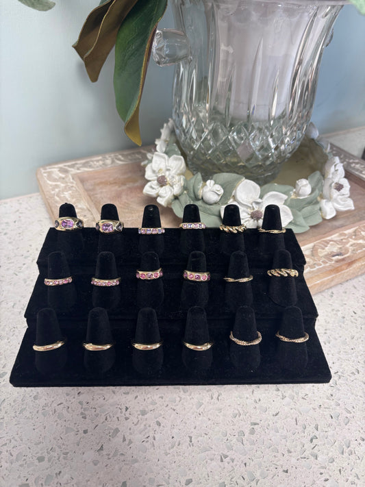 stackable statement rings