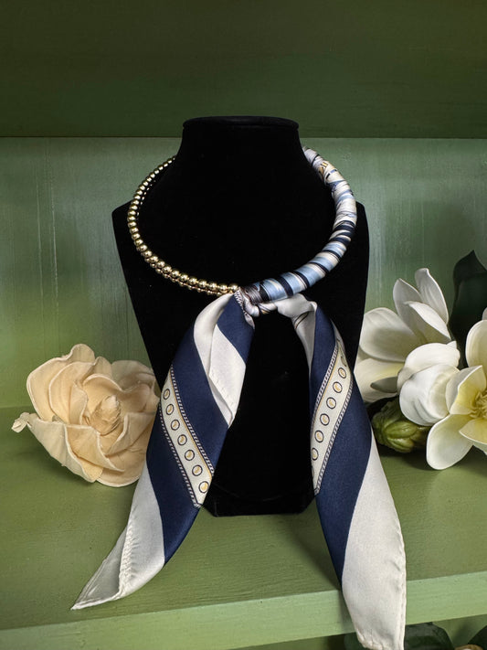 Coastal Charm Scarf Necklace