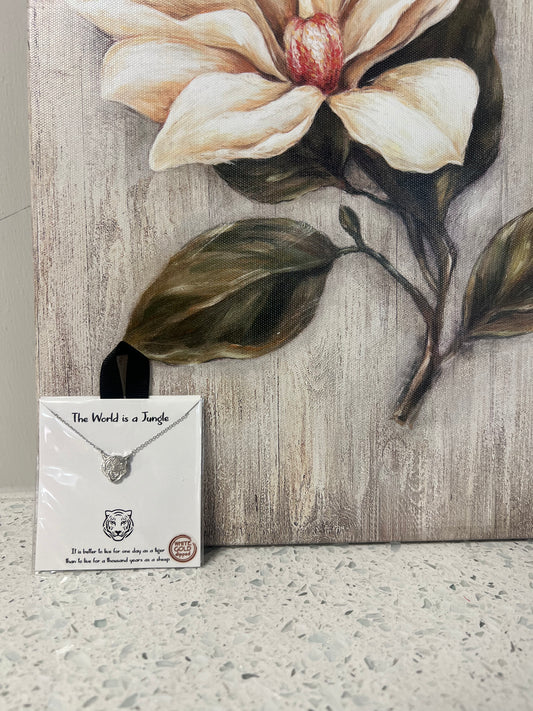 Gold Dipped Mike The Tiger Necklace