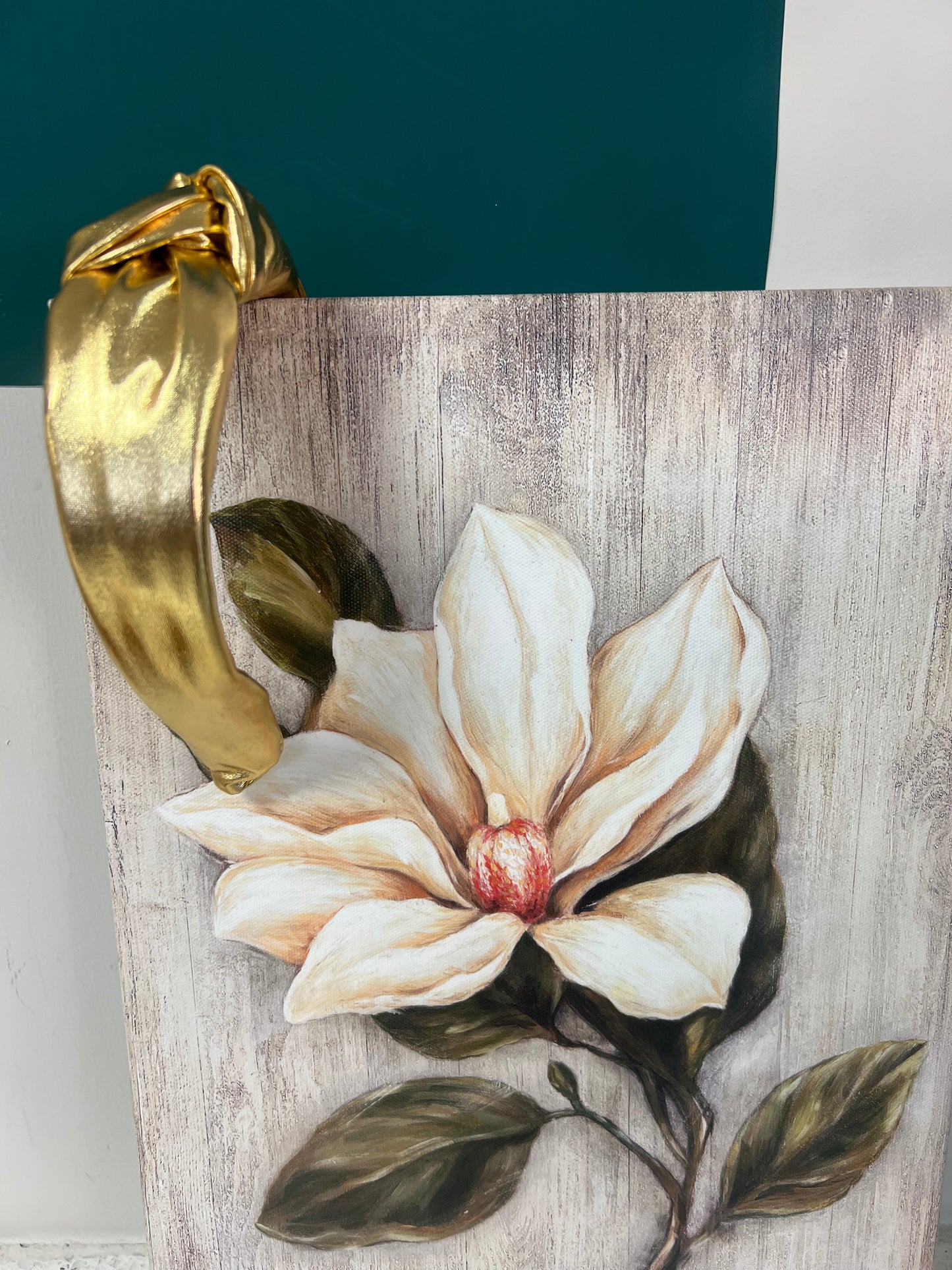 Metallic Gold Knot Headband
