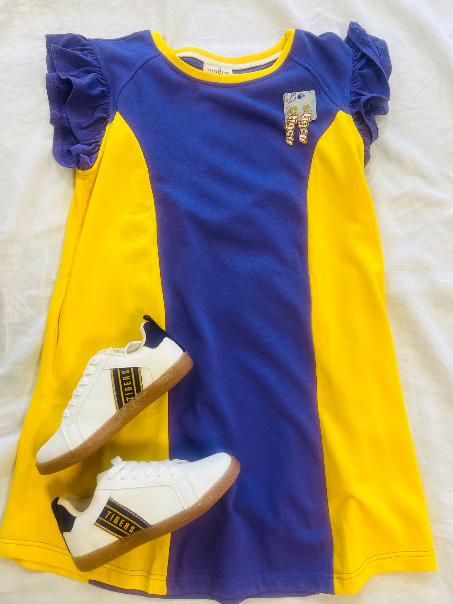 Purple & Gold Dress