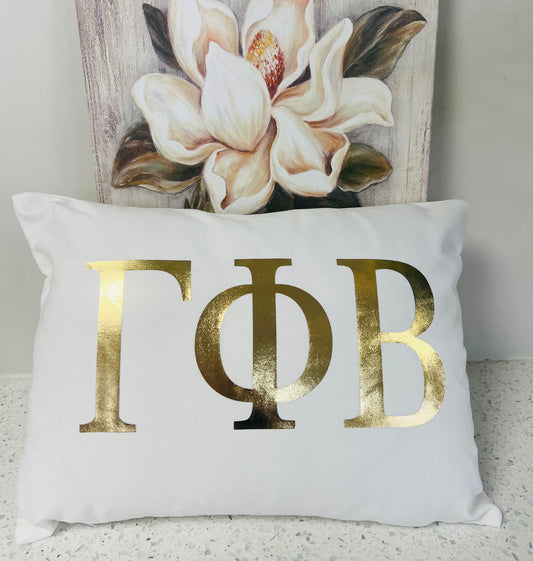 Sorority Color block Pillow