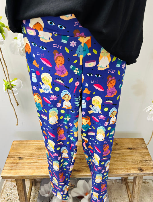Plus Size Spa Leggings