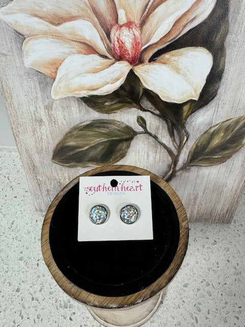 Round Sparkle Earrings