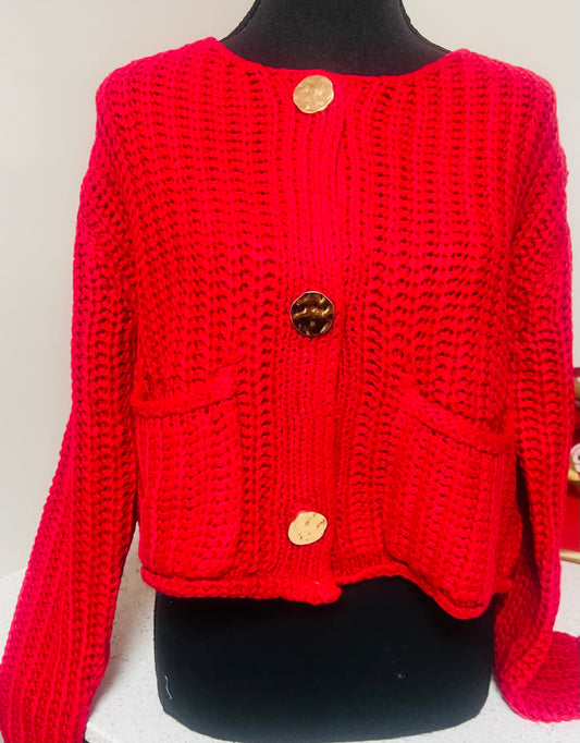 Scarlet Luxe Cardigan