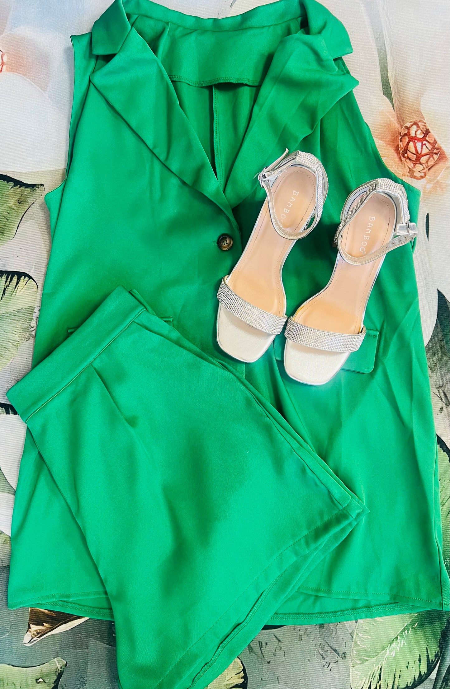 Emerald Short and Vest Set