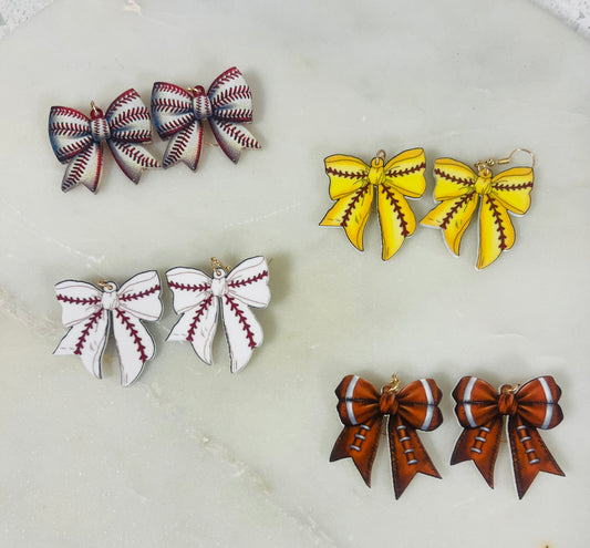 Sports Theme Earrings