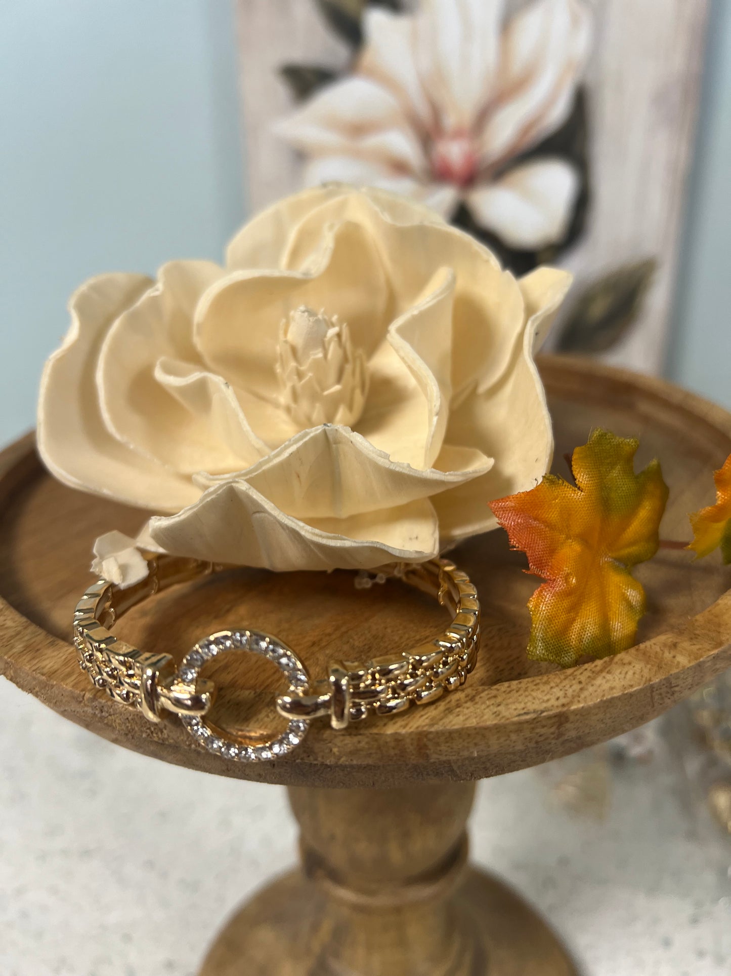 Gold Watch Band Braclet