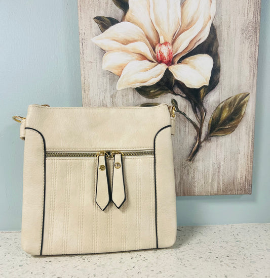 Crossbody Summer Stitched Leather Bag