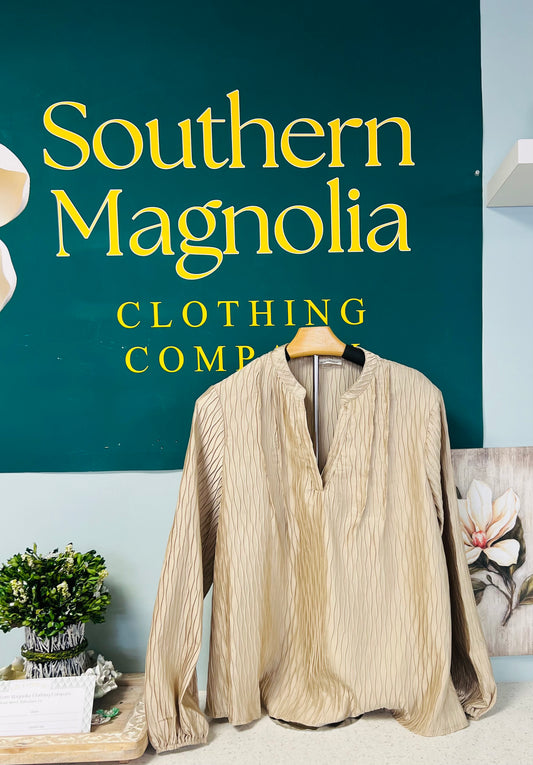 Champagne Texture Blouse