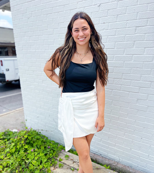 Satin Nights Mini Skirt 9029