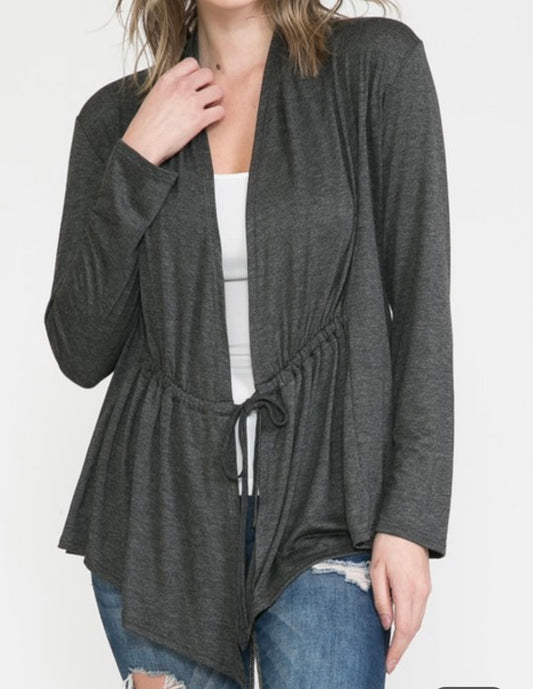 Waist string open front kimono 4542