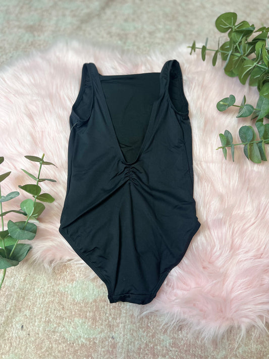 Boat Neck Deep V Back Leo 22121