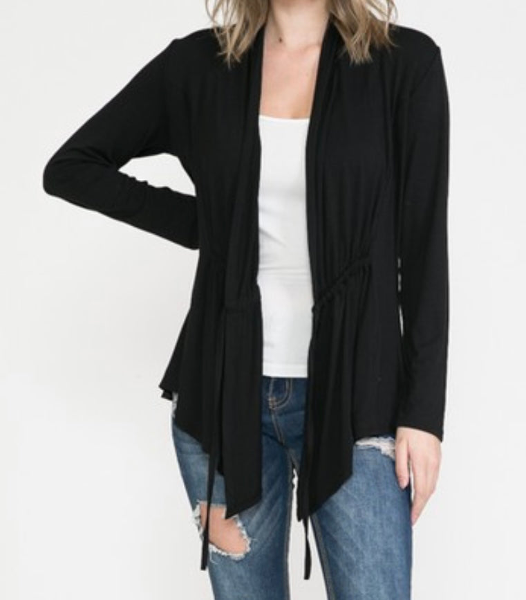 Waist string open front kimono 4542