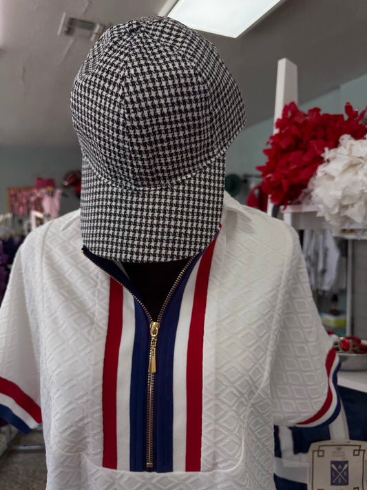 The Houndstooth Cap
