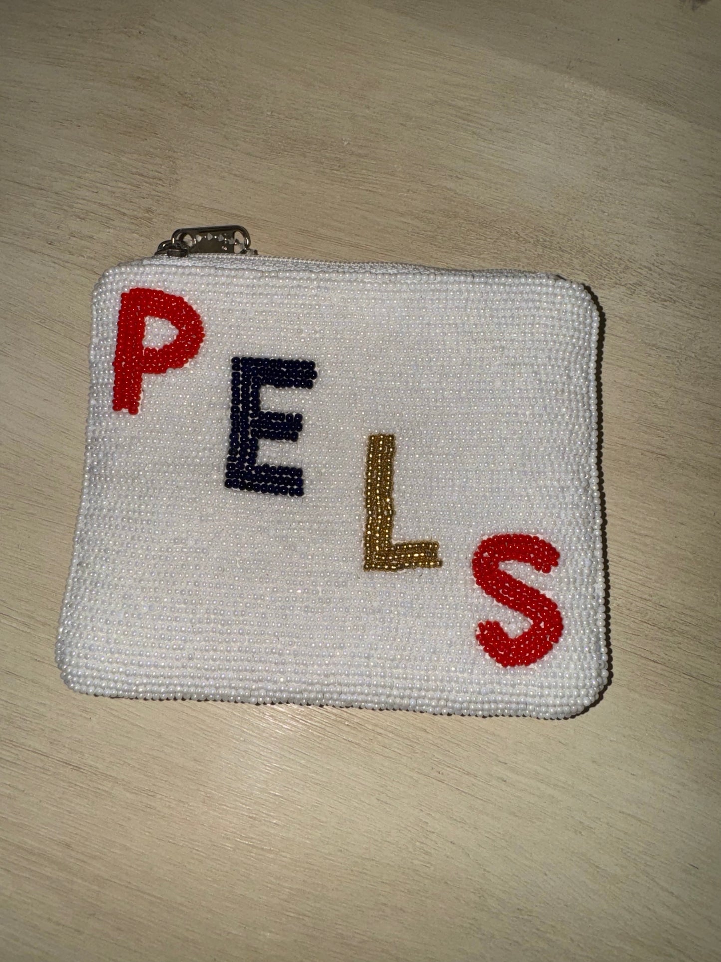 Beaded Pelicans Coin Purse