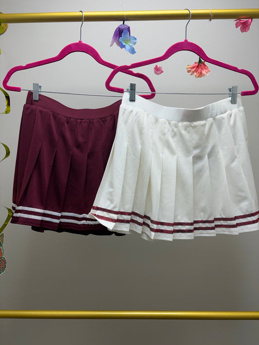 gameday pleated skirts