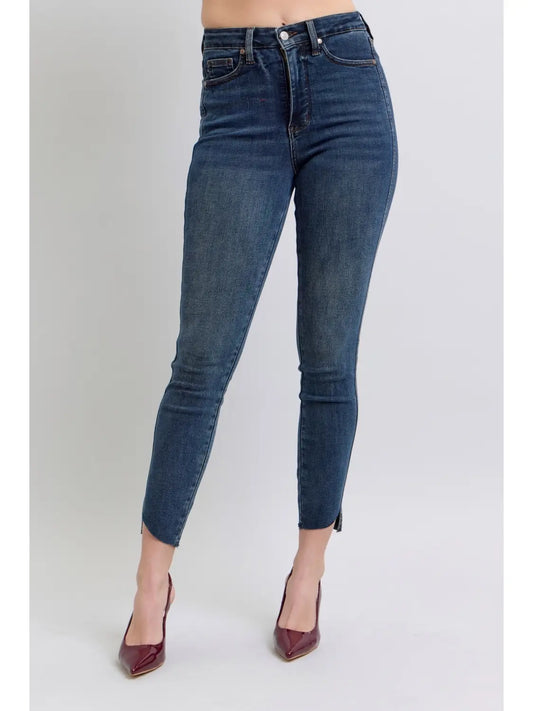 Step Hem Skinny Jeans