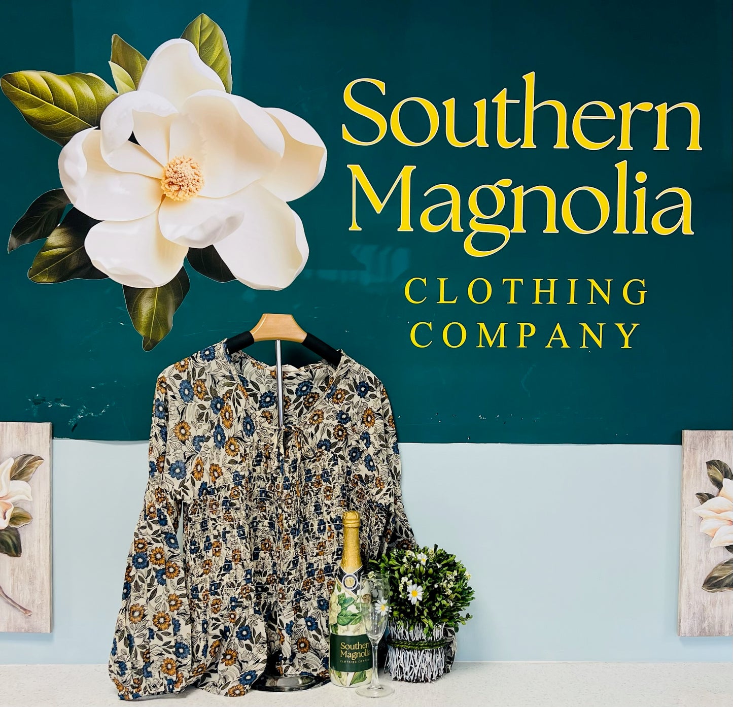 Harvest Floral Smock Top