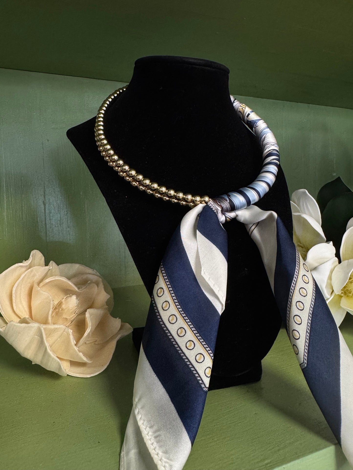 Coastal Charm Scarf Necklace