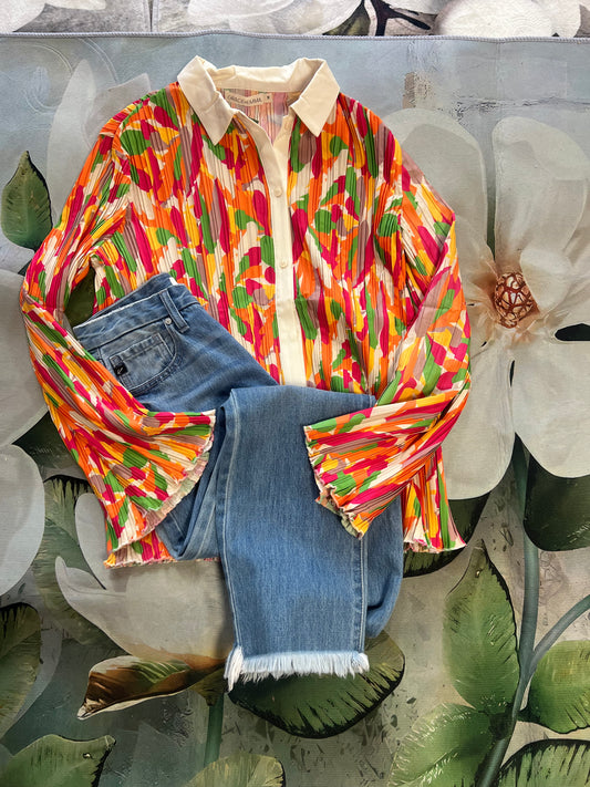 Tropical Bloom Blouse