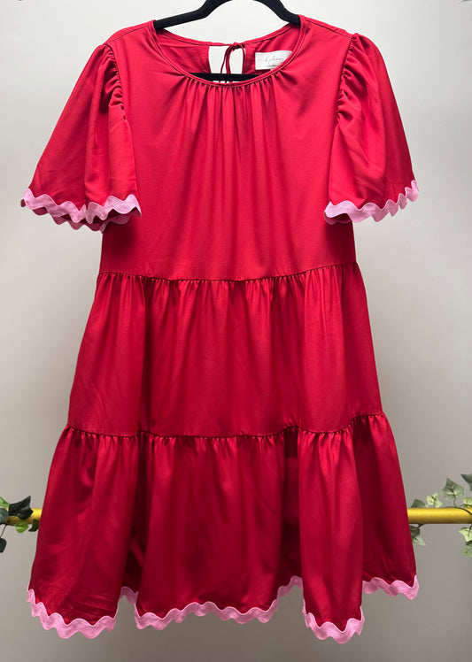 Simple Statement Tiered Dress