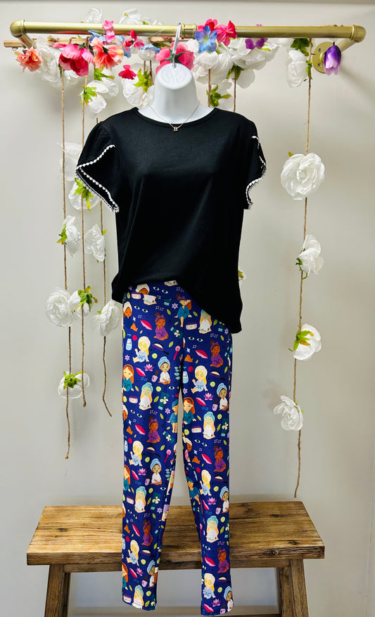 Plus Size Spa Leggings