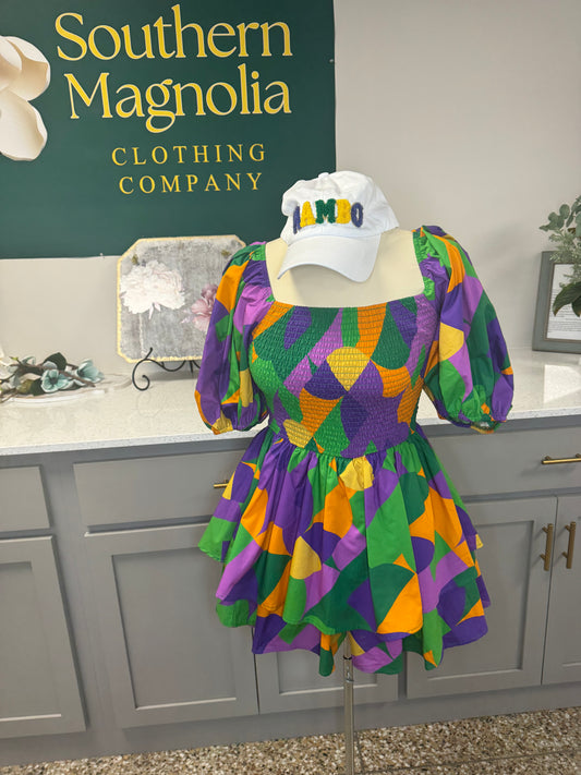 Mardi Gras Romper