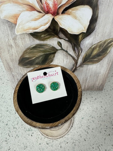 Round Sparkle Earrings