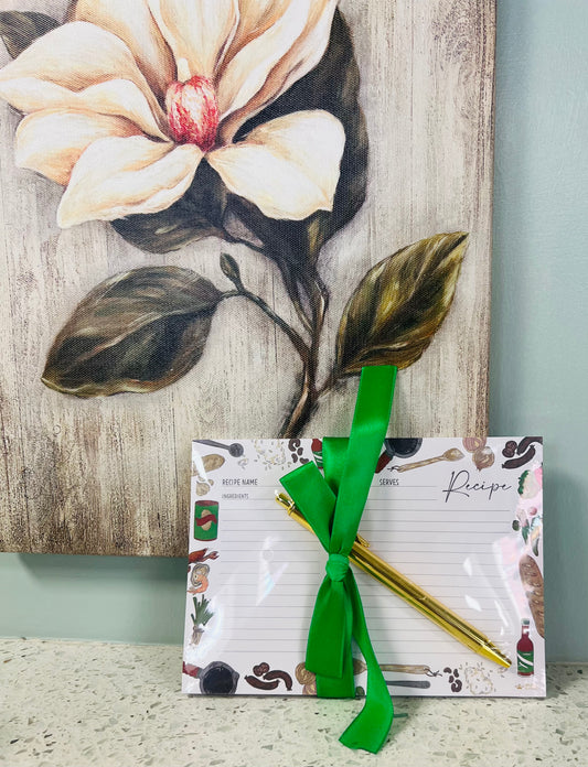 Kitchen Flavors Recipe Card Gift Set