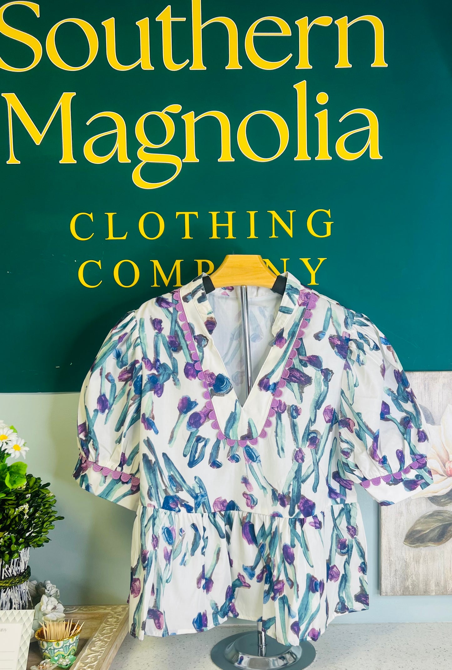 Lilac Meadow Top