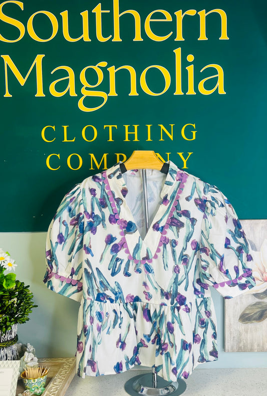 Lilac Meadow Top