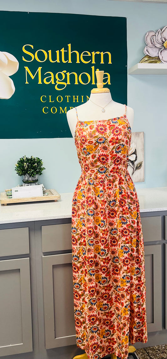 Golden Hour Blooms Dress