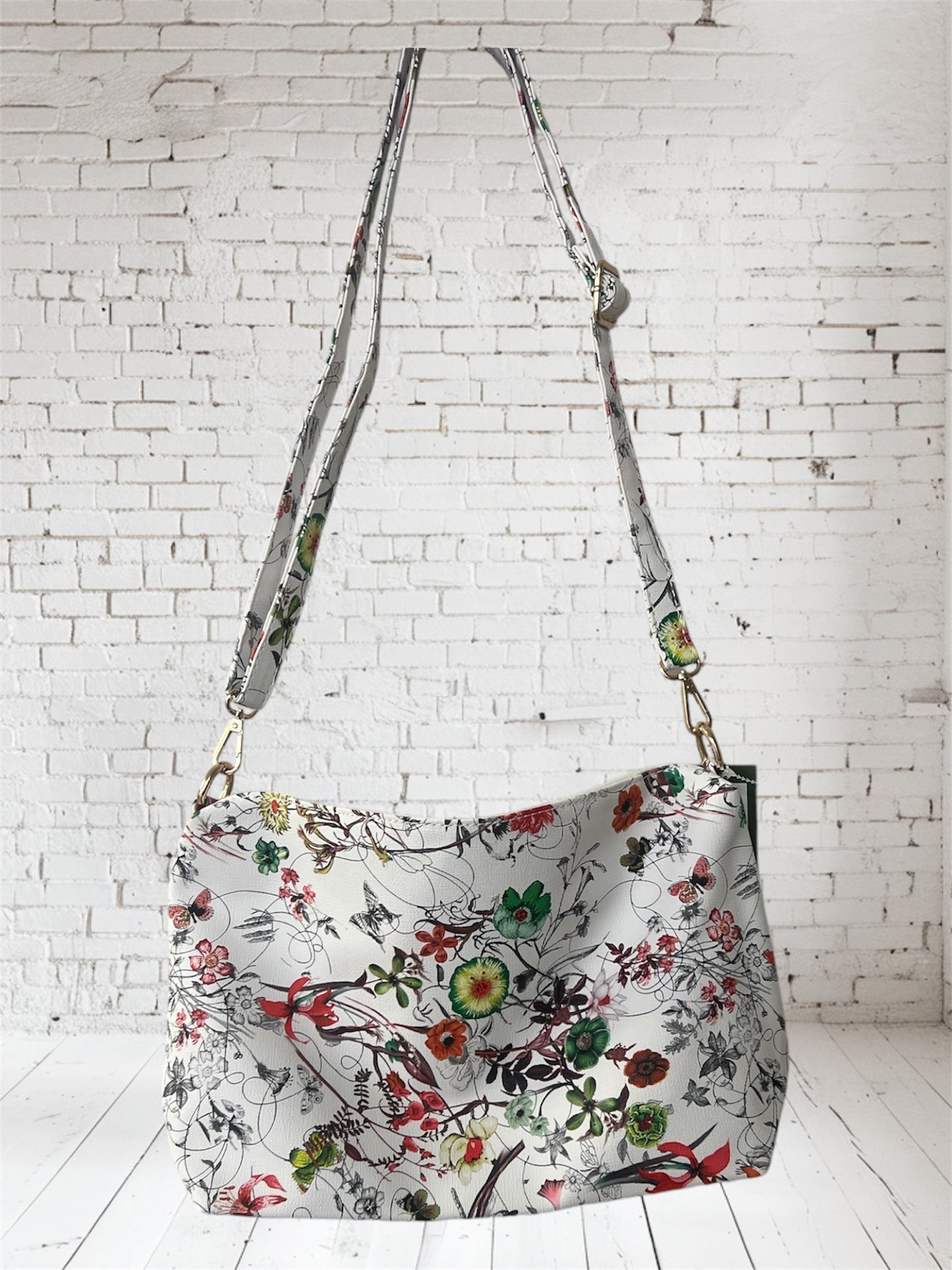 Floral Whimsy Medium Purse