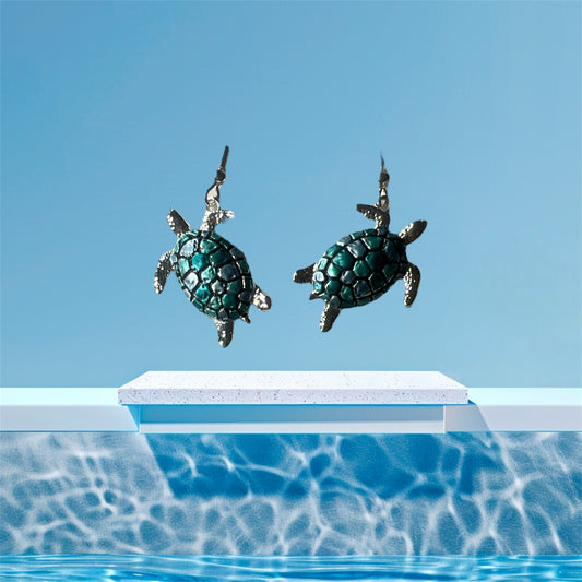 Sea turtle earrings