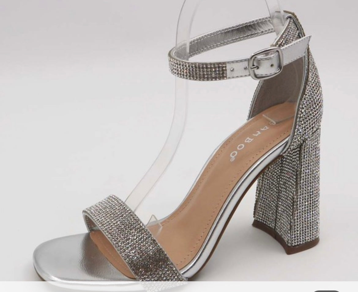 Goalie Rhinestone Heel